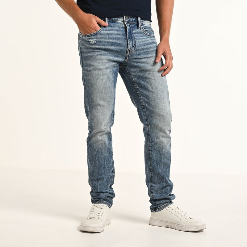 AMERICAN EAGLE - Jean 5 Bolsillos Hombre Skinny de Algodón American Eagle