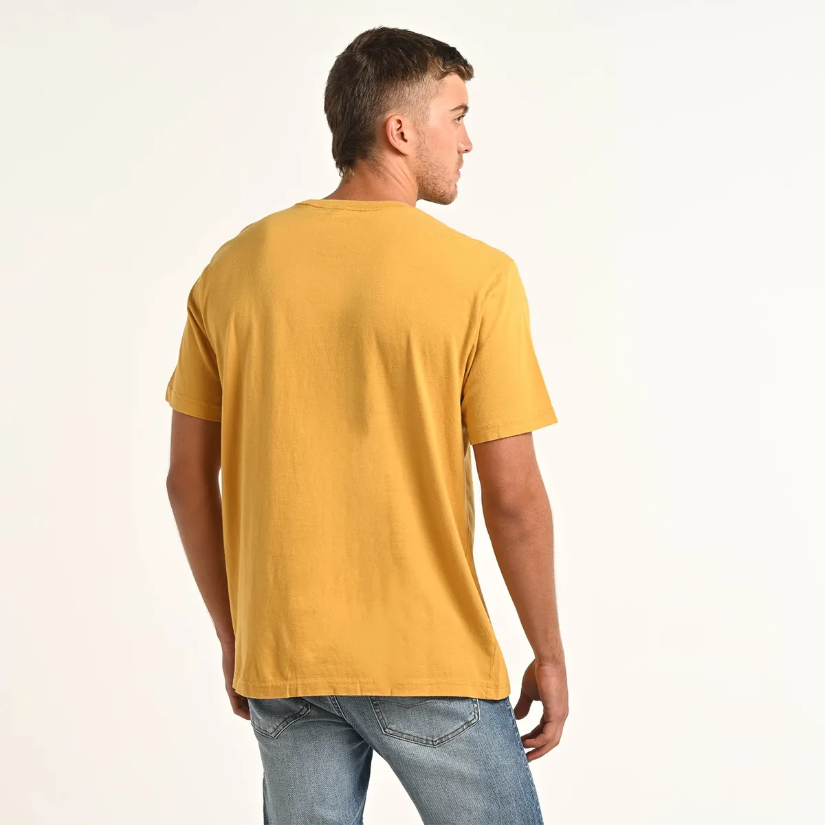 AMERICAN EAGLE - Camiseta Hombre Manga corta con Estampado de Algodón American Eagle 