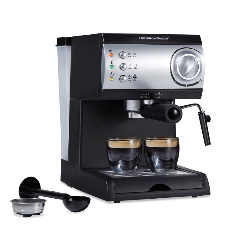 HAMILTON BEACH - Cafetera de Espresso Hamilton Beach 40715