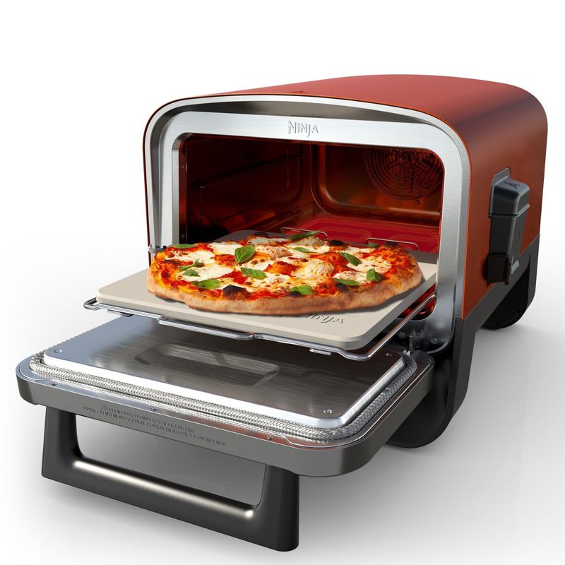 NINJA - Horno eléctrico para exteriores Ninja Woodfire 5.4 Litros | Portátil 8 en 1 