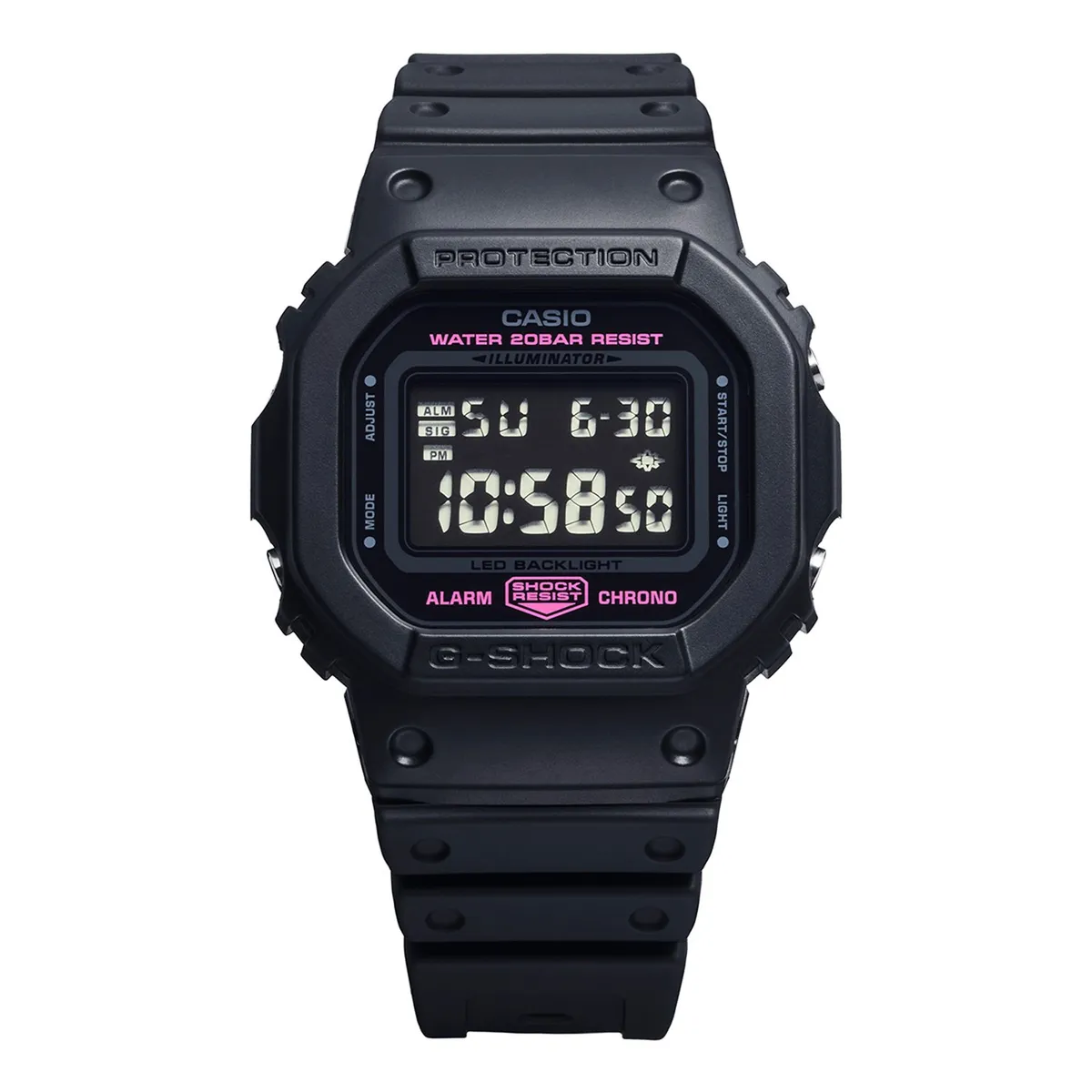 CASIO - Reloj Mujer G-Shock DW-5600PK-1DR 