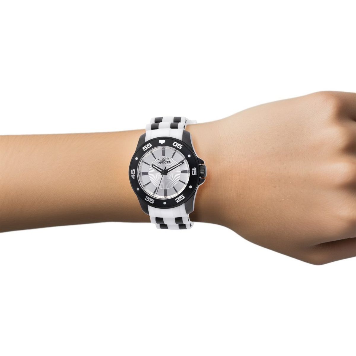 INVICTA - Reloj Invicta para Mujer Pro Diver . Reloj Análogo Silicona Blanco