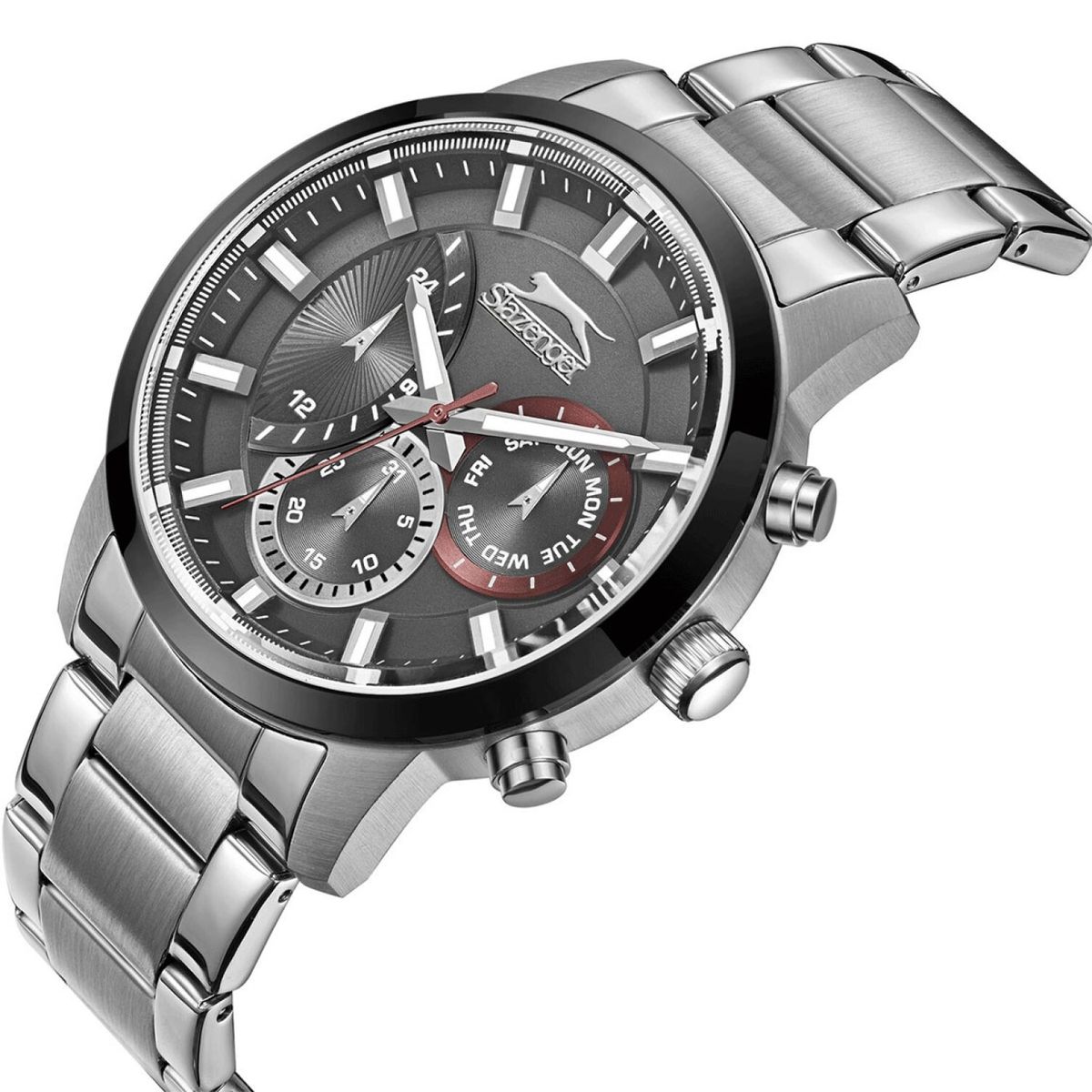 SLAZENGER - Reloj Slazenger Hombre Gents. Reloj Acero Inoxidable Plateado SL.9.2372.2.01