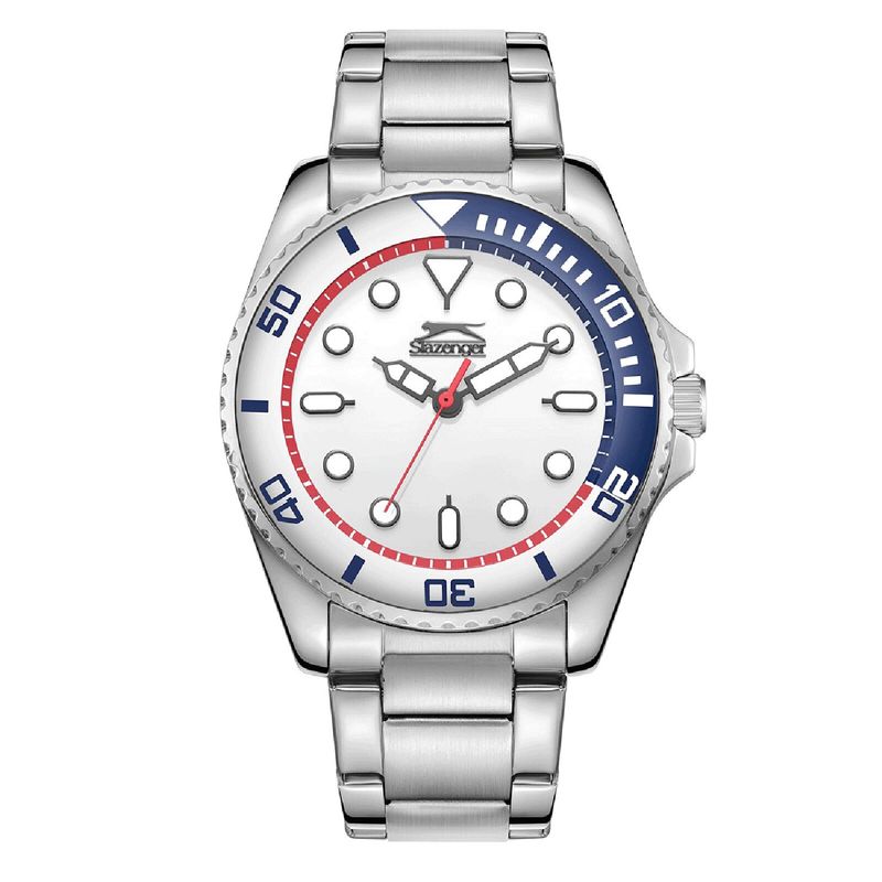 SLAZENGER - Reloj Slazenger Hombre Gents. Reloj Acero Inoxidable Plateado SL.9.2352.1.01