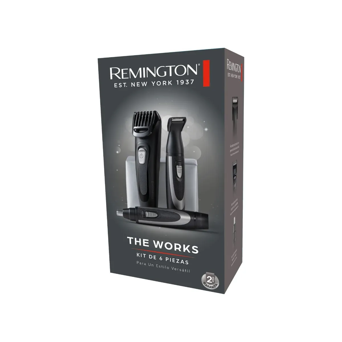 REMINGTON - Kit Recortadora de Barba Remington Inalámbrico MB906