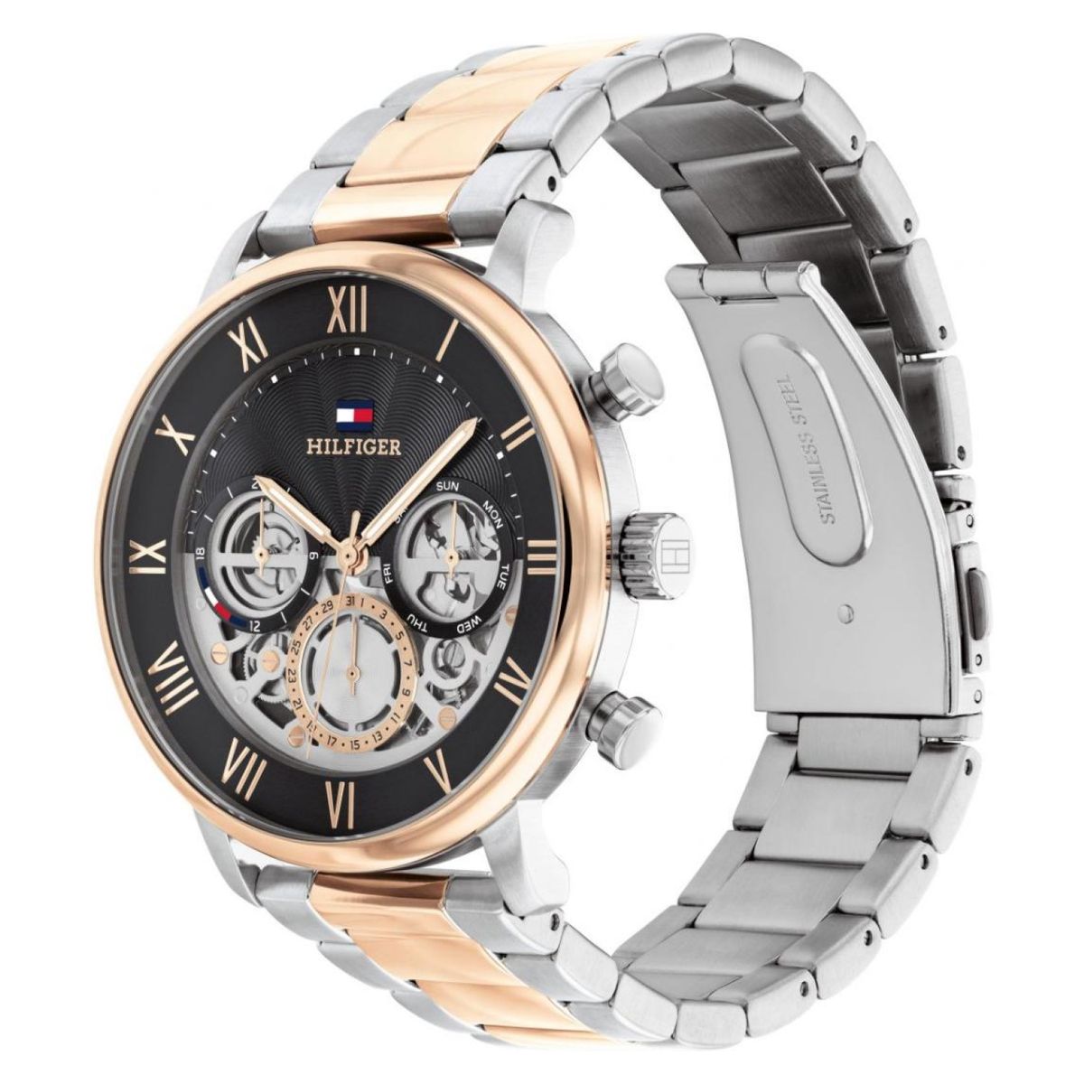 TOMMY HILFIGER - Reloj Tommy Hilfigeriger para Hombre 1710570 . Reloj Análogo Acero inoxidable Plateado
