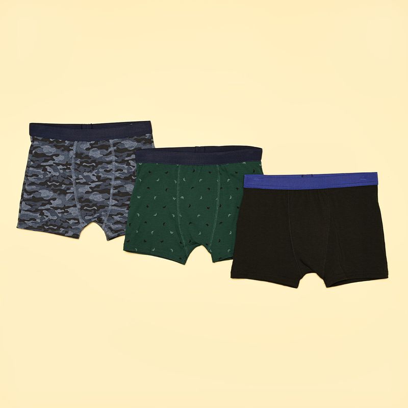 FEDERATION - Boxer Niño Pack de 3 unidades Federation