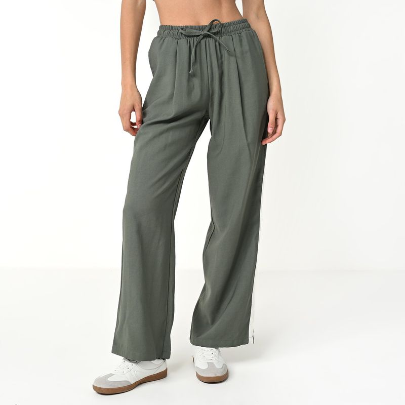 SYBILLA - Pantalón Recto Mujer Tiro medio Sybilla