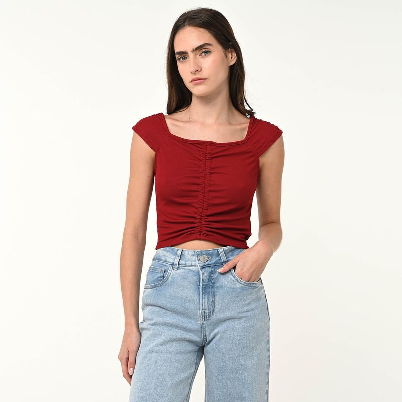 SYBILLA - Blusa Mujer Manga corta Sybilla