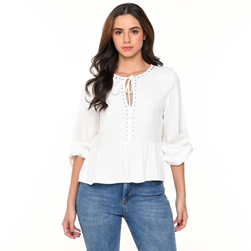 SYBILLA - Blusa Mujer Manga larga Sybilla
