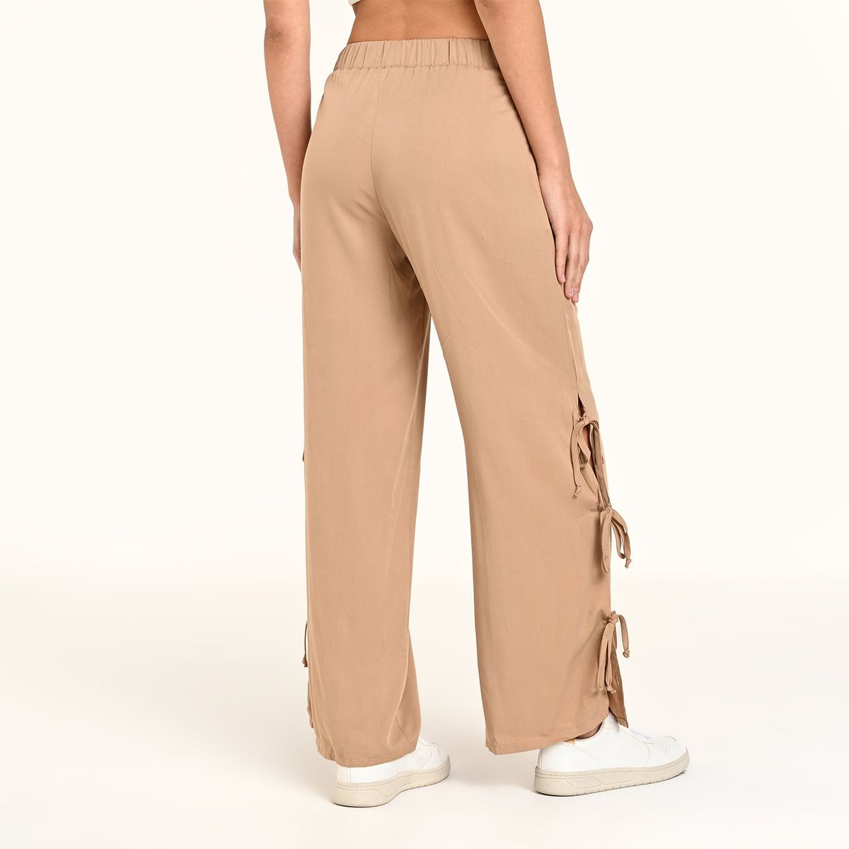 SYBILLA - Pantalón Wide leg Mujer Tiro alto Sybilla