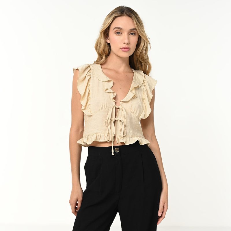 SYBILLA - Blusa Mujer Sin mangas Sybilla