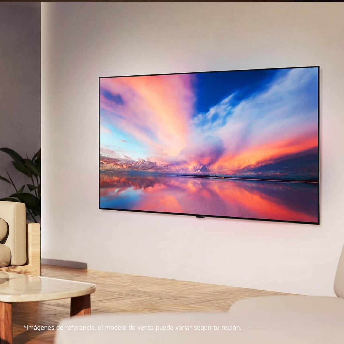 LG - Televisor LG OLED 77 pulgadas 4K UHD Smart TV AI WebOs 24 OLED77B4PSA Incluye Magic Remote
