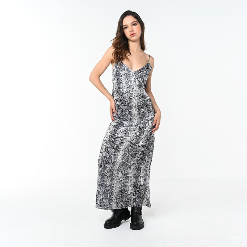 DENIMLAB - Vestido Largo Estampado para Mujer Denimlab