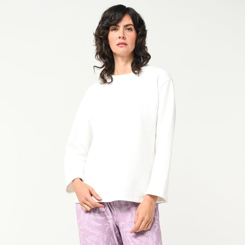 SOUTHLAND - Conjunto pijama navideña mujer pantalón y manga larga Southland