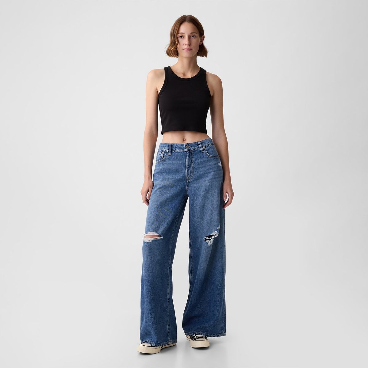 GAP - Jean Baggy Mujer Tiro medio GAP