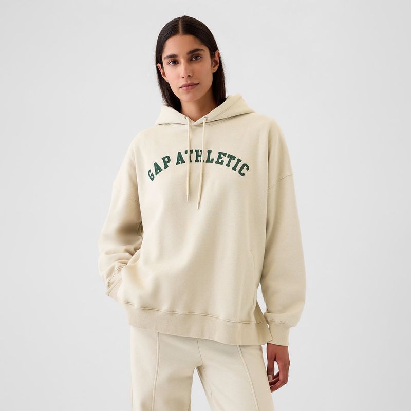 GAP - Hoodie Mujer con Estampado de Algodón GAP