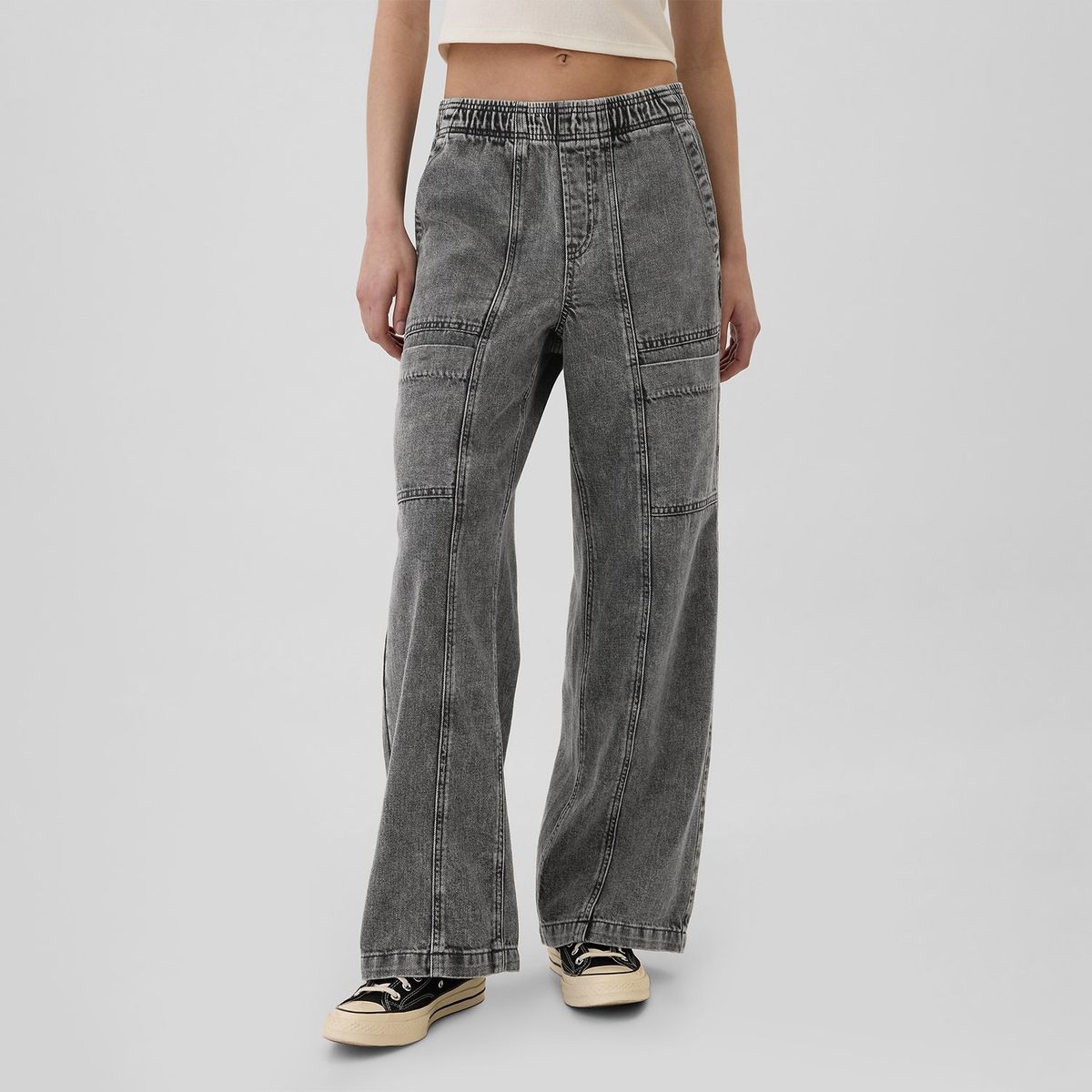 GAP - Jean Wide Leg Mujer Tiro medio GAP