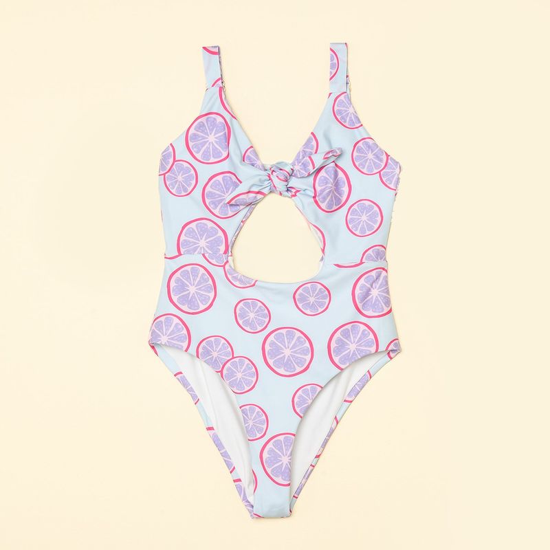 ELV - Vestido de baño para Niña con Estampado ELV