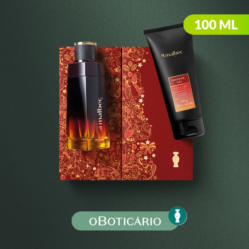 MALBEC - Set de Perfume Hombre Malbec Incluye: Perfume Malbec Edt 100Ml Exp, Shower Gel Malbec 200G