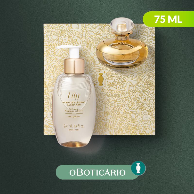LILY - Set de Perfume Mujer Lily: Perfume Lily Edp 75Ml , Lily Liquid Soap 250Ml