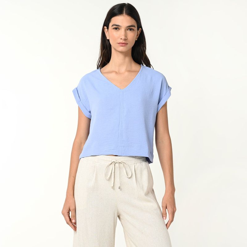 UNIVERSITY CLUB - Blusa Mujer Manga corta University Club