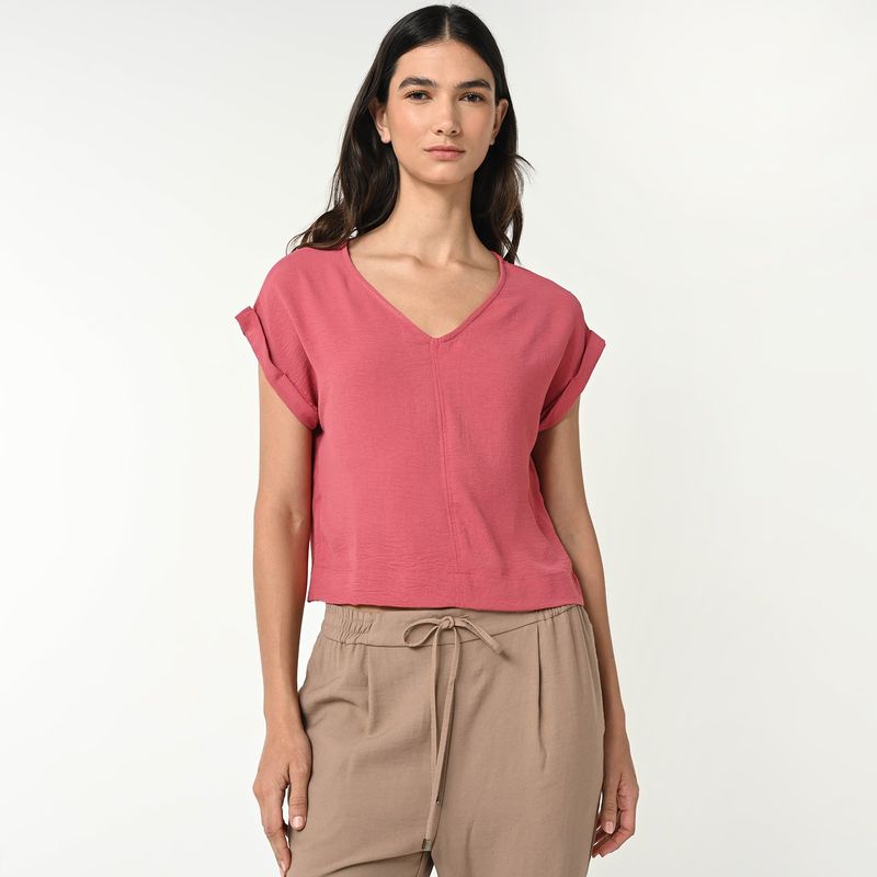 UNIVERSITY CLUB - Blusa Mujer Manga corta University Club