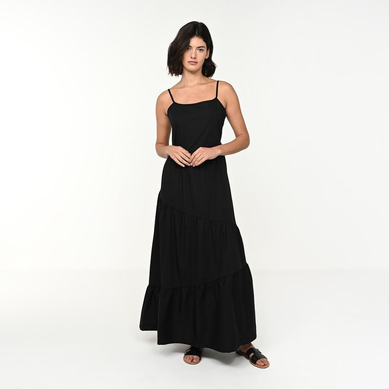 UNIVERSITY CLUB - Vestido Mujer Largo de Algodón University Club