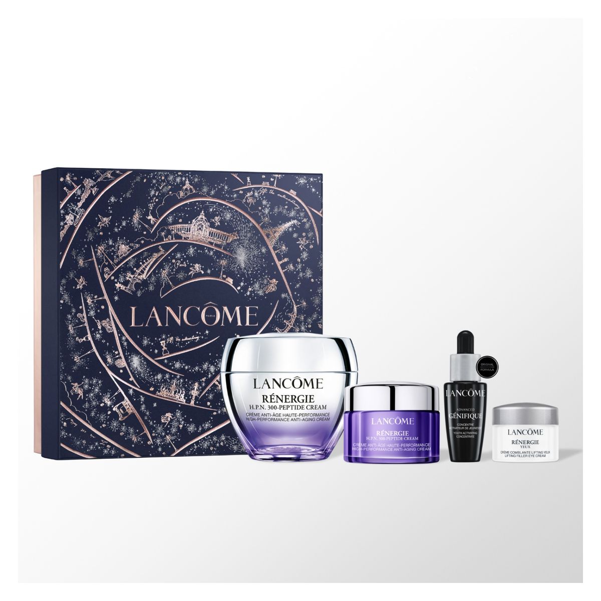 LANCOME - Hidratantes faciales Día y noche Lancome SET Renergie Crema 50ML  Todo tipo de piel 50 ML - 15 ML - 10 ML - 5 ML 