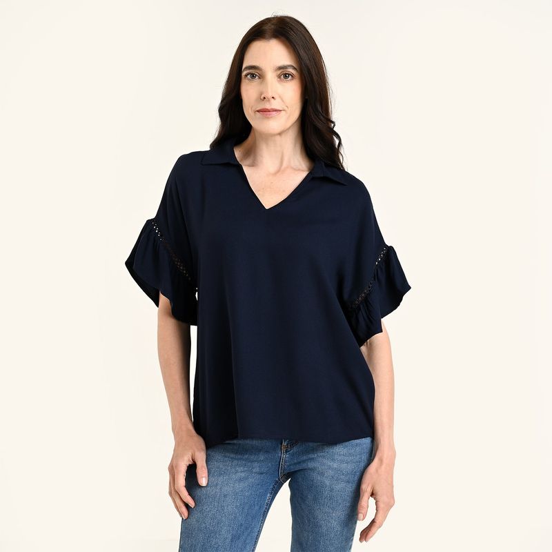 NEWPORT - Blusa Mujer Manga corta Newport