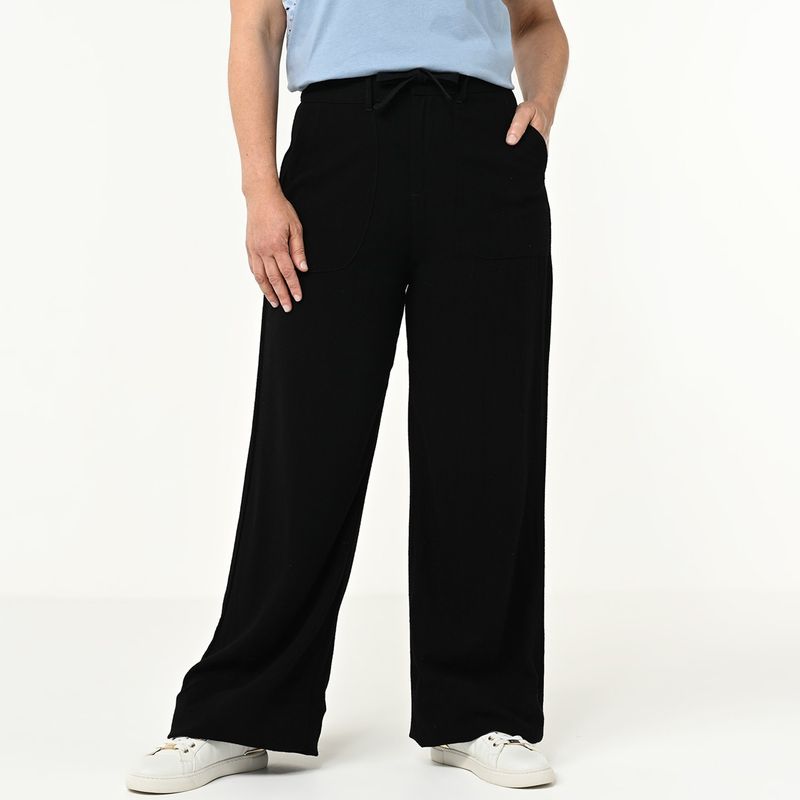 NEWPORT - Pantalón Wide Leg Mujer Tiro alto Newport
