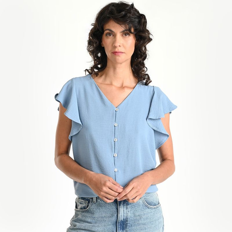 NEWPORT - Blusa Mujer Manga corta Newport