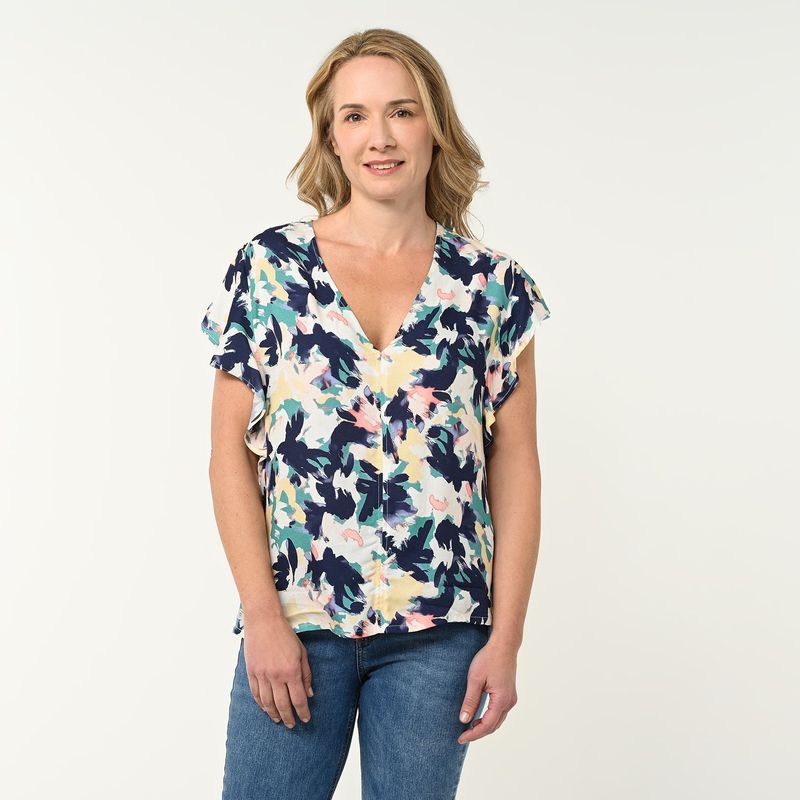 NEWPORT - Blusa Mujer Manga corta Newport