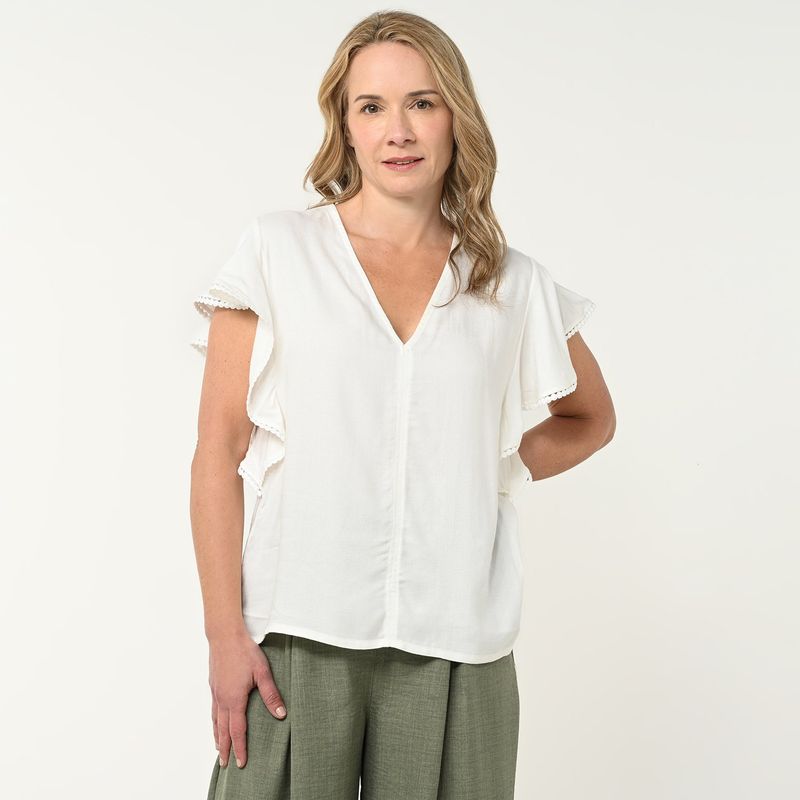 NEWPORT - Blusa Mujer Manga corta Newport