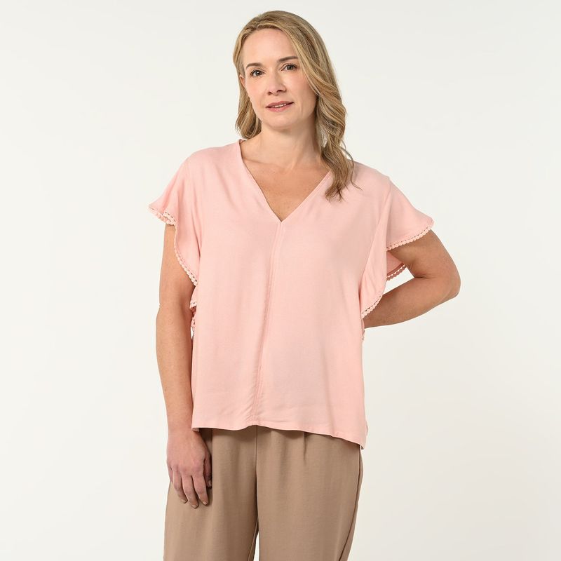 NEWPORT - Blusa Mujer Manga corta Newport