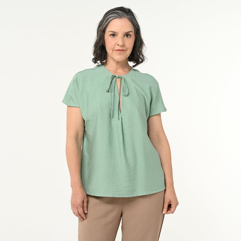 NEWPORT - Blusa Mujer Manga corta Newport