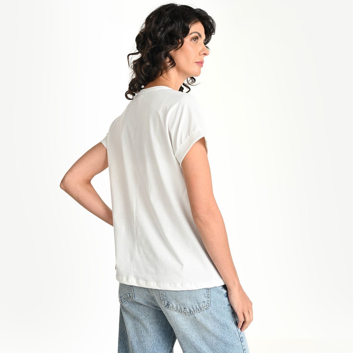 NEWPORT - Camiseta Mujer Manga corta de Algodón Newport