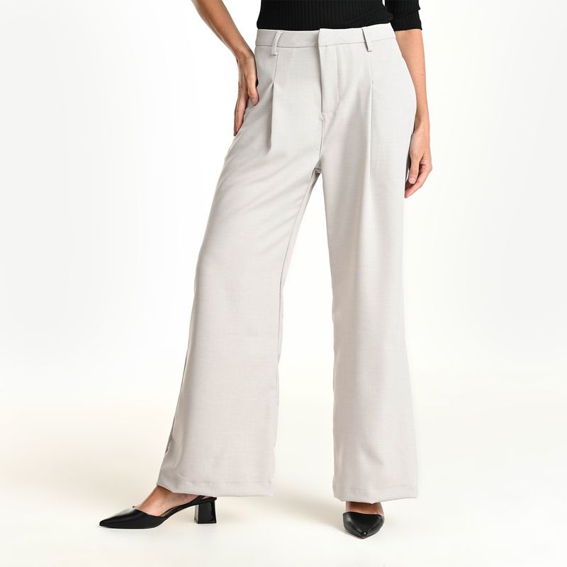 SOUTHLAND - Pantalón Wide leg Mujer Tiro alto Southland
