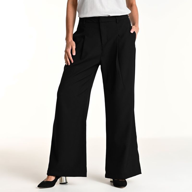 SOUTHLAND - Pantalón Wide leg Mujer Tiro alto Southland