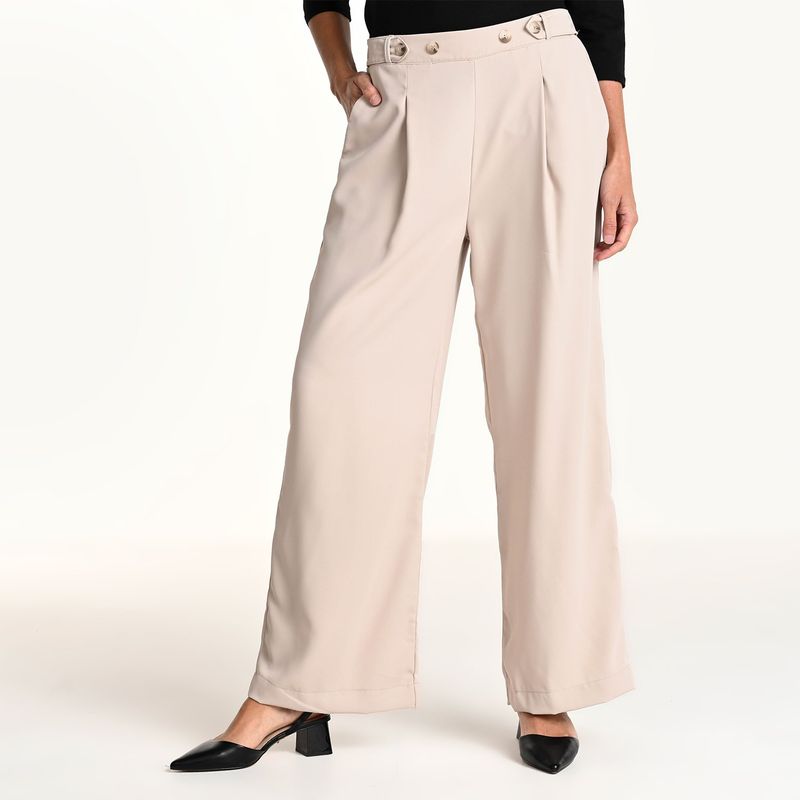 SOUTHLAND - Pantalón Wide leg Mujer Tiro alto Southland