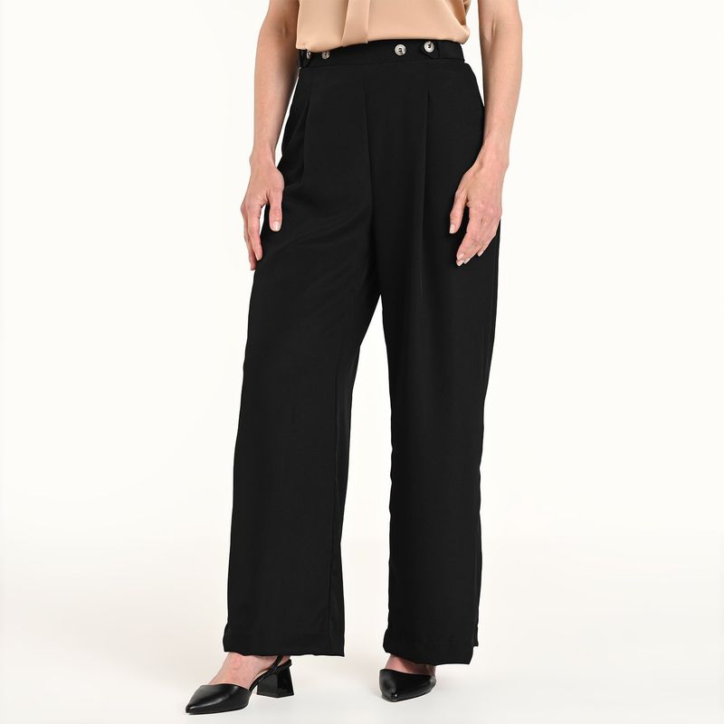 SOUTHLAND - Pantalón Wide leg Mujer Tiro alto Southland