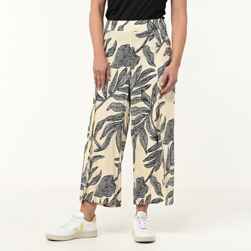 SOUTHLAND - Pantalón Wide Leg Mujer Tiro alto Southland