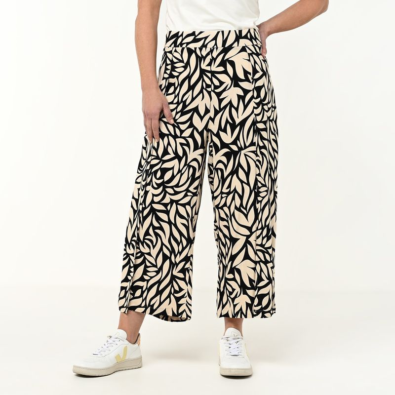SOUTHLAND - Pantalón Wide Leg Mujer Tiro alto Southland