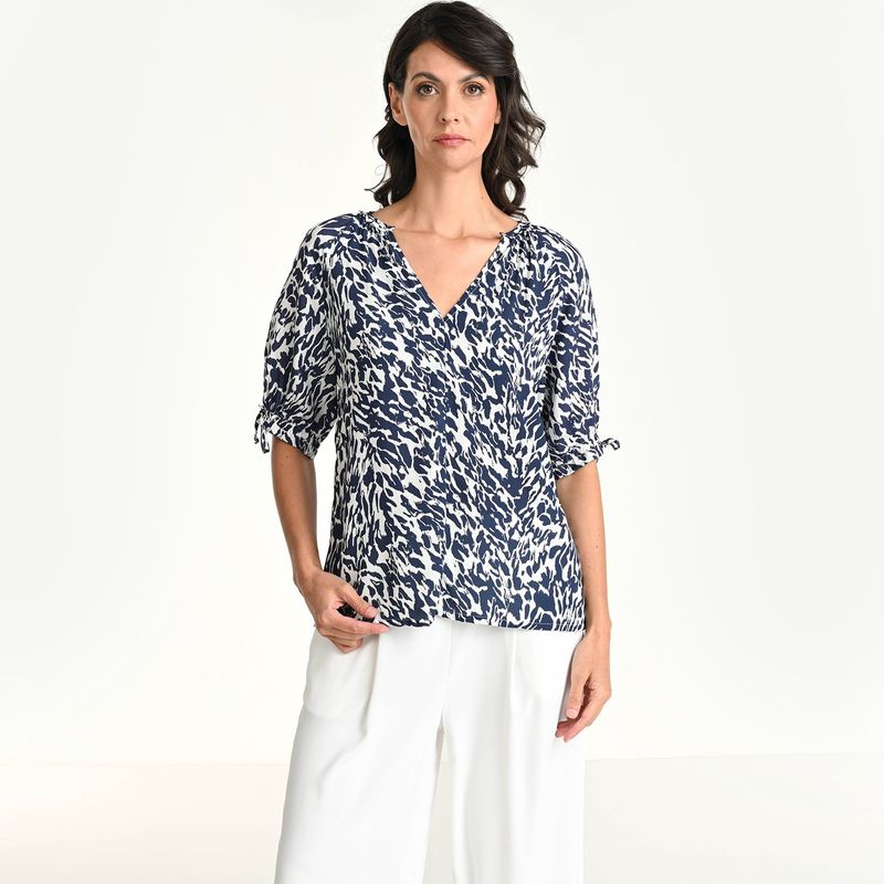 SOUTHLAND - Blusa Mujer Manga corta globo Southland