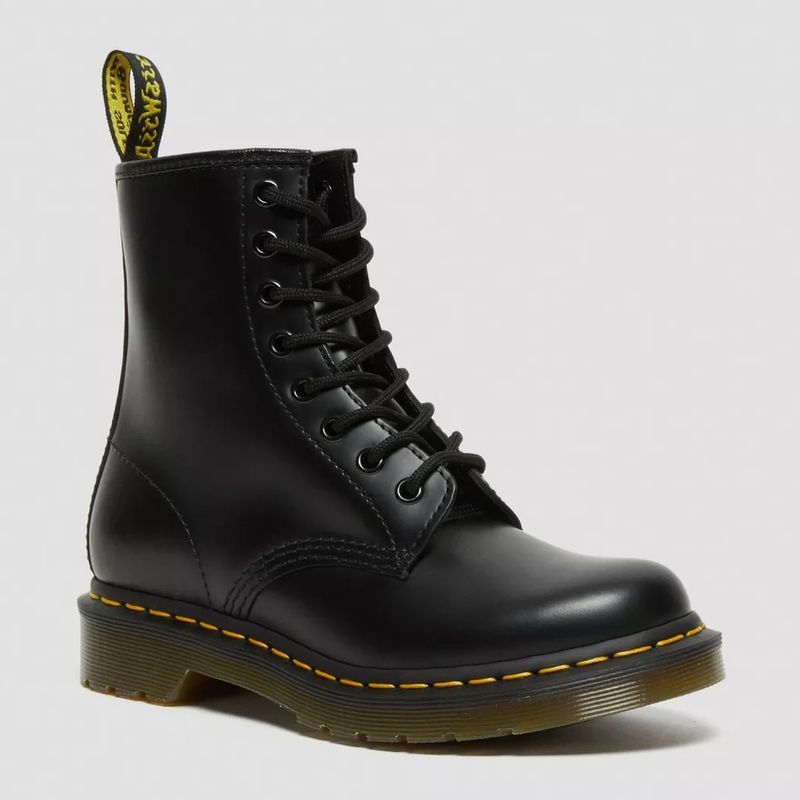 DR MARTENS - Botas Dr. Martens para Mujer 1460 Black Smooth