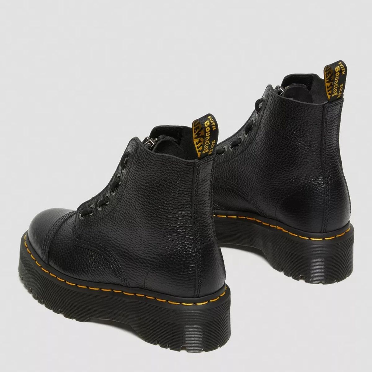 DR MARTENS - Botas Dr. Martens para Mujer en cuero Sinclair Black Milled Nappa
