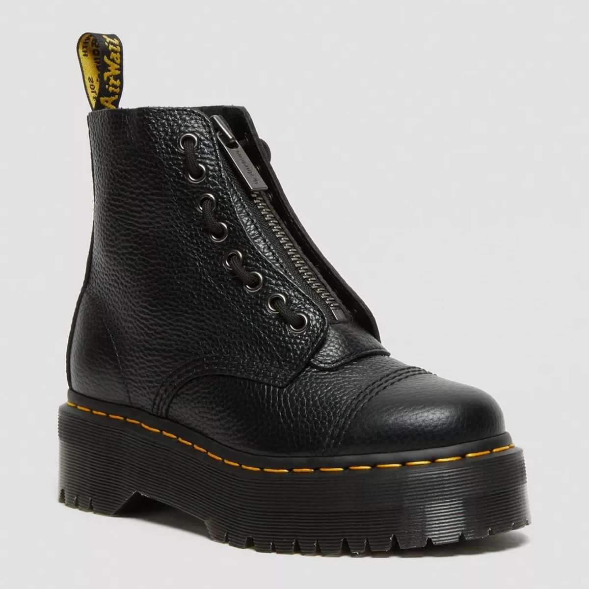 DR MARTENS - Botas Dr. Martens para Mujer en cuero Sinclair Black Milled Nappa