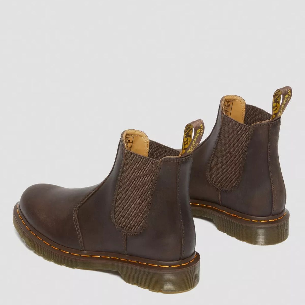 DR MARTENS - Botas Dr. Martens para Hombre en cuero 2976 Ys Dark Brown Crazy Horse