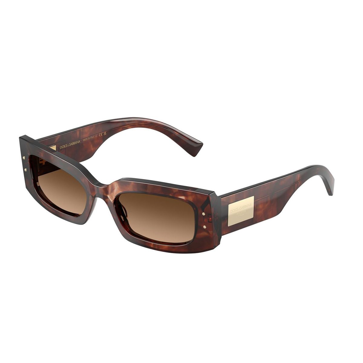 DOLCE&GABBANA - Gafas De Sol Dolce & Gabbana Dark Red Havana Brown Gradient