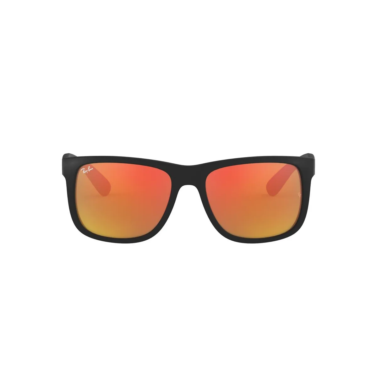 RAY BAN - Gafas De Sol Ray Ban Justin Rubber Black Brown Mirror Orange
